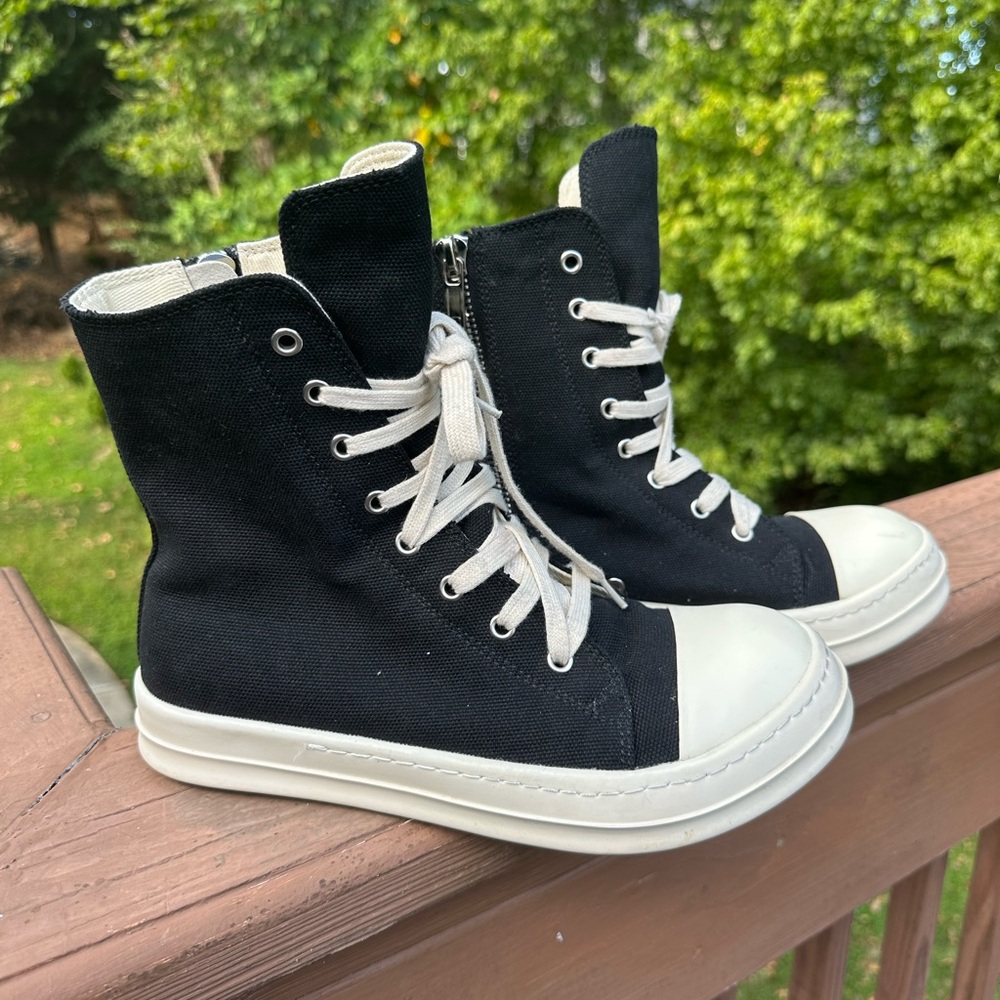 Rick Owens Drkshdw Canvas Shoes